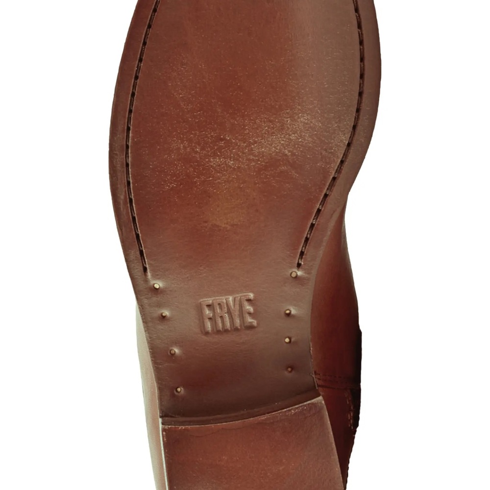 Classic Tall Brown Leather Riding Boot - Picture 8 of 8